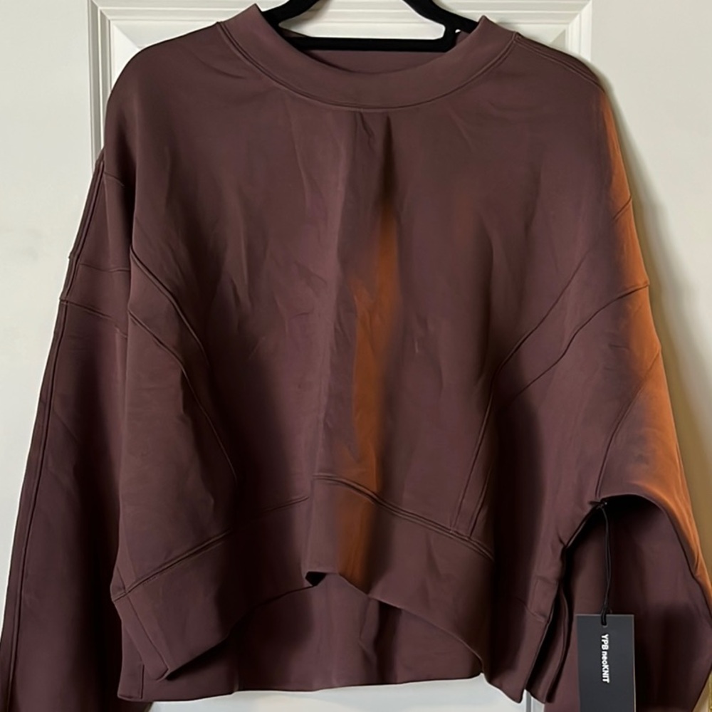 Brown Oversized Boxy Sweatshirt